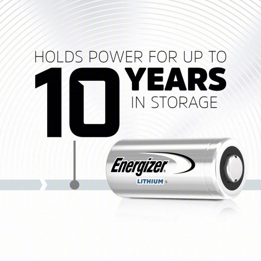 Energizer EL123ABP2 Lithium Cell Battery, 123, 3V, PK2 - ZenverasKV45EK18