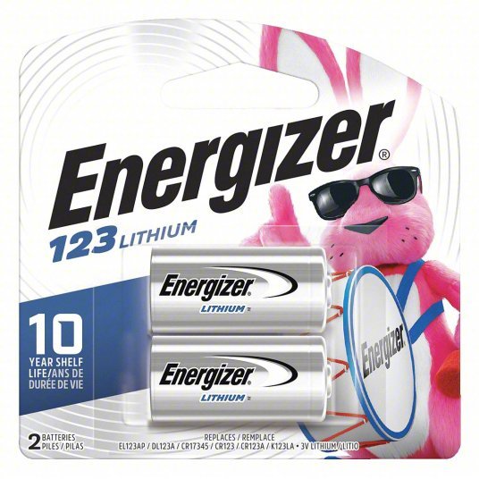 Energizer EL123ABP2 Lithium Cell Battery, 123, 3V, PK2 - ZenverasKV45EK18
