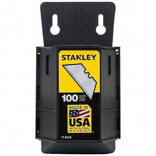 Stanley 11-921A 2-7/16 in. x 3/4 in. x 0.03125 in. Steel 2-Point Utility Blade (100-Pack) - ZenverasKV4A805