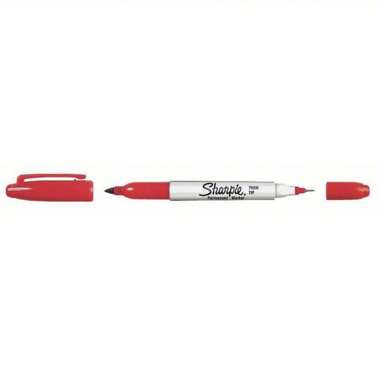Sharpie 32002 Permanent Marker Set, Fine/Ultra Fine Tip Red PK12 - ZenverasKV4AZK5