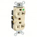 Hubbell HBL8300HI Receptacle 5-20R, 20 A, 125V AC, Ivory, 2 Poles - ZenverasKV4D058