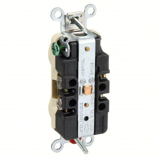 Hubbell HBL8300HI Receptacle 5-20R, 20 A, 125V AC, Ivory, 2 Poles - ZenverasKV4D058