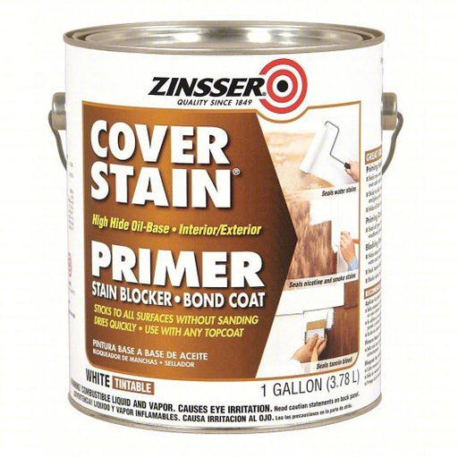 Zinsser 3551 Primer/Sealer Stain Killer Exterior/Interior, White, Primer/Sealer Stain Killer, Solvent - ZenverasKV4HFE5