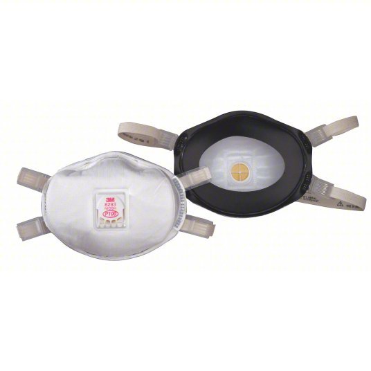 3M 8293 P100 Disposable White Particulate Respirator w/ Valve - ZenverasKV4MH54
