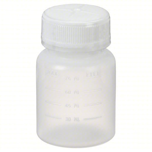 Ability One 6640-01-681-3575 Jar HPDE, 2.5 fl oz Capacity, 75 mL, 49mm Dia, Round PK120 - ZenverasKV55EP55