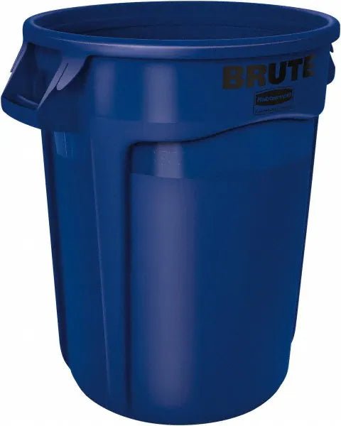 Rubbermaid FG262000BLUE 20 Gal Polyethylene Round Trash Can, Blue - ZenverasKV35ZU63