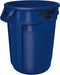 Rubbermaid FG262000BLUE 20 Gal Polyethylene Round Trash Can, Blue - ZenverasKV35ZU63