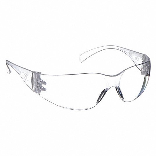 3M 11228-00000-100 Virtua Safety Glasses, Uncoated, Frameless, Wraparound, Clear Lens - ZenverasKV5JDW7