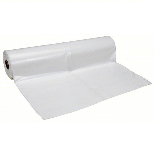 Polar Plastics W124 Construction Film Std Duty, 4 mil Thick, 12 ft Wd, 100 ft Lg, White, Polyethylene - ZenverasKV21XR56