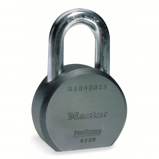 Master Lock 6230D Padlock 1 1/8 in Vertical Shackle Clearance, 7/8 in Horizontal Shackle Clearance, 5 Pin Pins, Steel - Zenveras6T416