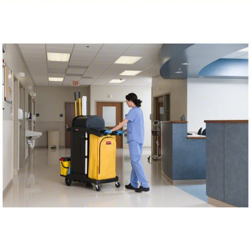 Rubbermaid FG9T7500BLA 22"W 7.25 cu. ft. Janitor Cleaning Cart - ZenverasKV1PBJ9