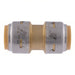 Sharkbite Max UR016 Coupling Brass, Push-Fit x Push-Fit, For 7/8 in x 7/8 in Tube OD, 3/4 in x 3/4 in Pipe Size - ZenverasKV809MG6