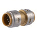 Sharkbite Max UR016 Coupling Brass, Push-Fit x Push-Fit, For 7/8 in x 7/8 in Tube OD, 3/4 in x 3/4 in Pipe Size - ZenverasKV809MG6